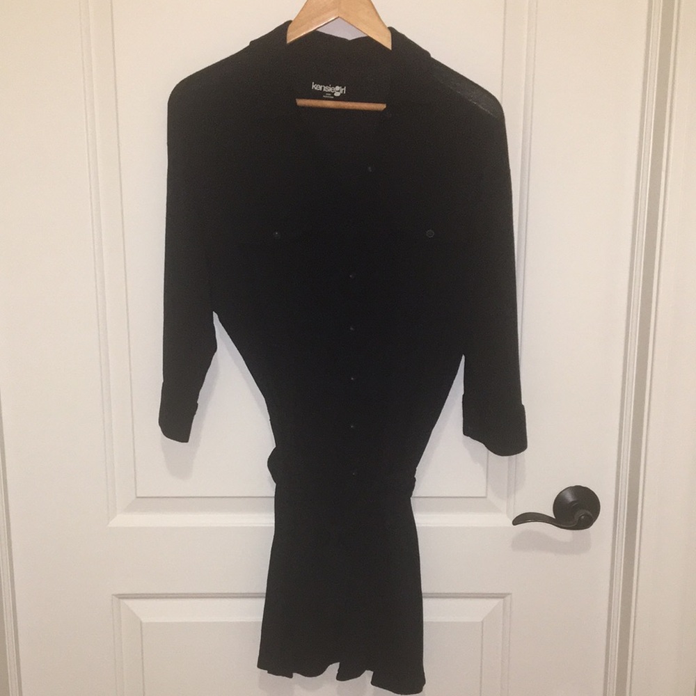 Kensie girl black shirt dress | Small
